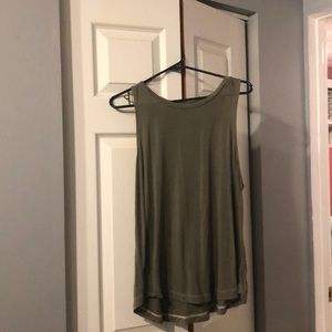 Olive muscle tank